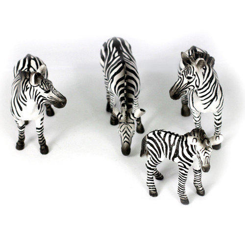 small world safari animal toy figures for children - zebras