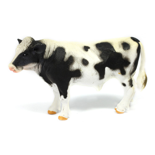4 piece small world toy cow figures, farm animal toys for children and nurseries - Cow 2