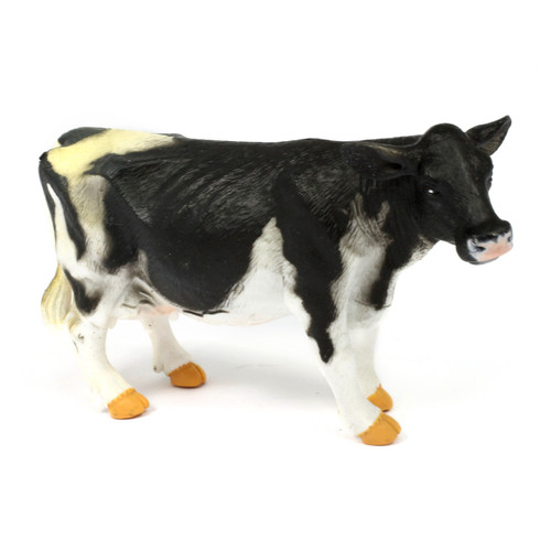 4 piece small world toy cow figures, farm animal toys for children and nurseries - main view