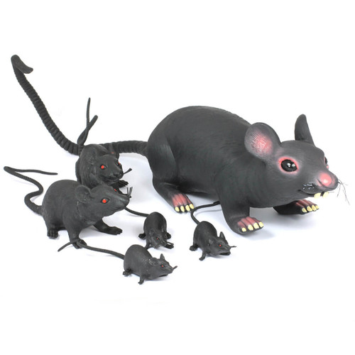 Educational Rat and Rodent Family Toy Set for Nursery Schools and Preschools