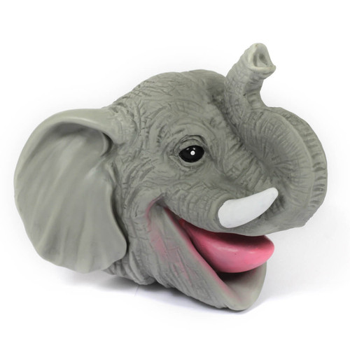 Side view of elephant hand puppet
