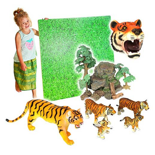 Tiger scenery toy bundle