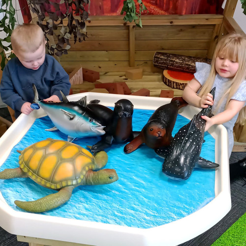 Water World Tuff Tray Mat insert for children, nurseries and parents