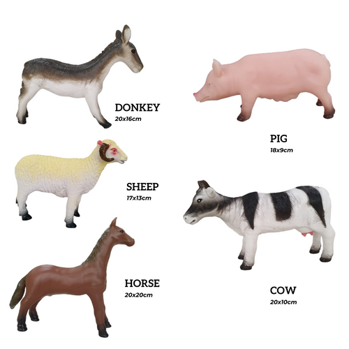 Jumbo farm animal toys