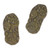 Dinosaur Jumbo, Sensory Soft Touch Set of 5 And Footprints