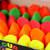 chubbi stumps 40-pack of vibrant neon crayons - Ideal first  wax crayons for kids with long-lasting colours - close up view