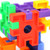 36pc colourful and plastic cube shapes construction set for children