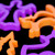 Halloween themed cookie cutting shapes for messy play in early years settings. Includes bat, ghost, spider, cat, witch, and pumpkin cutters. dark close up 2