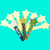 Christmas Craft Bundle for Nursery Teachers - Includes Star Design Wood Craft Sticks, Christmas Tree Design Wood Craft Sticks, Palm Printers, and Glitter Paper Chains - star design view