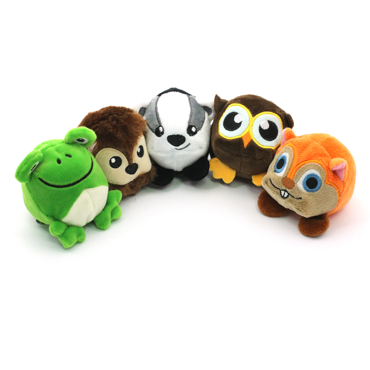 woodland stuffed animals set