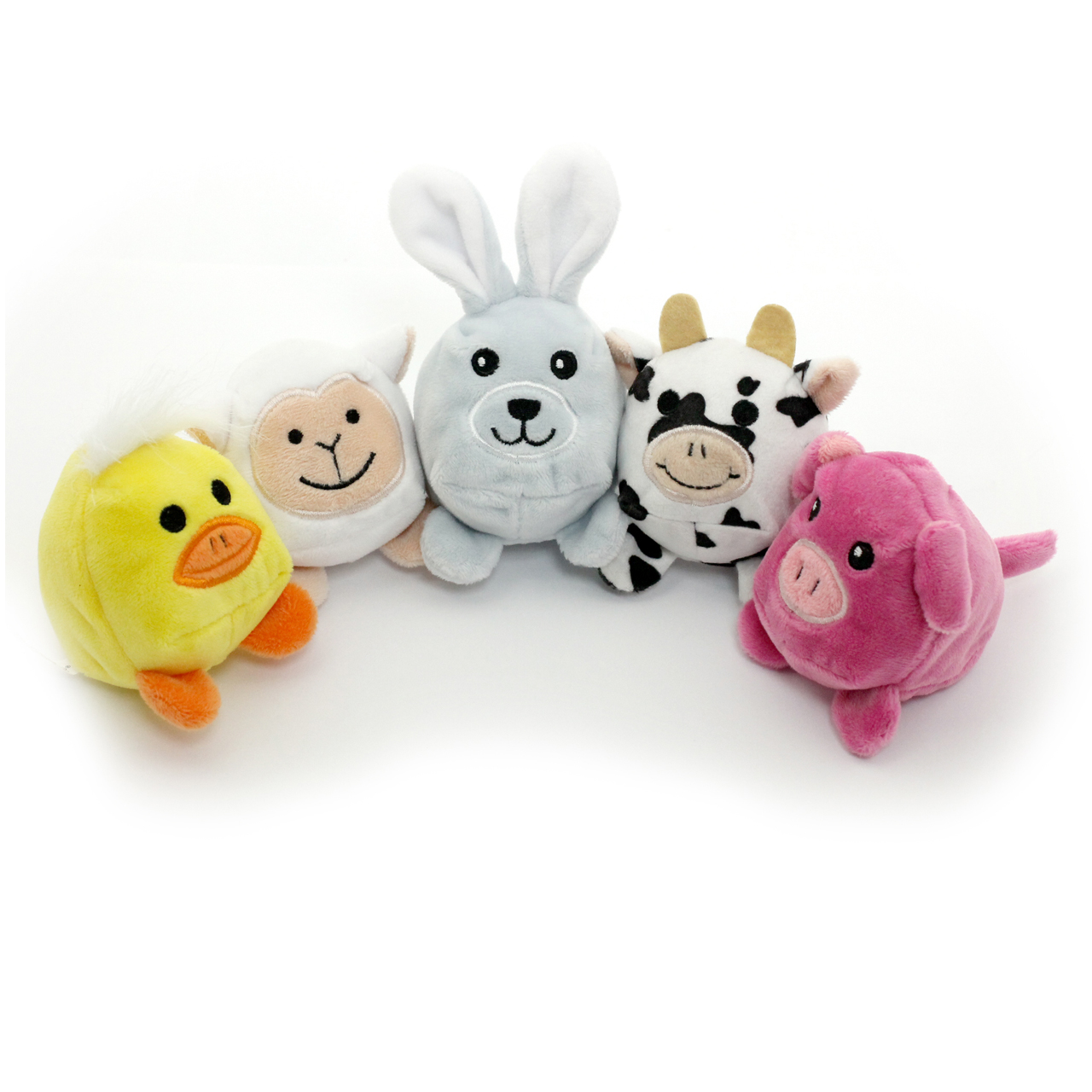 plush farm animal set