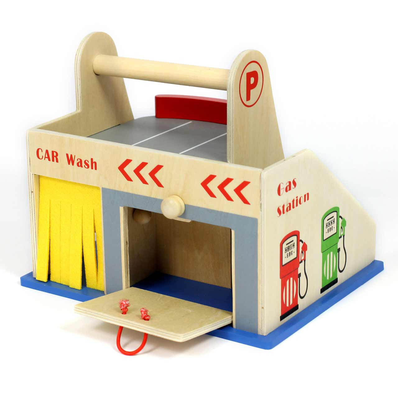 Small World Wooden Garage Playset Talking Turtle
