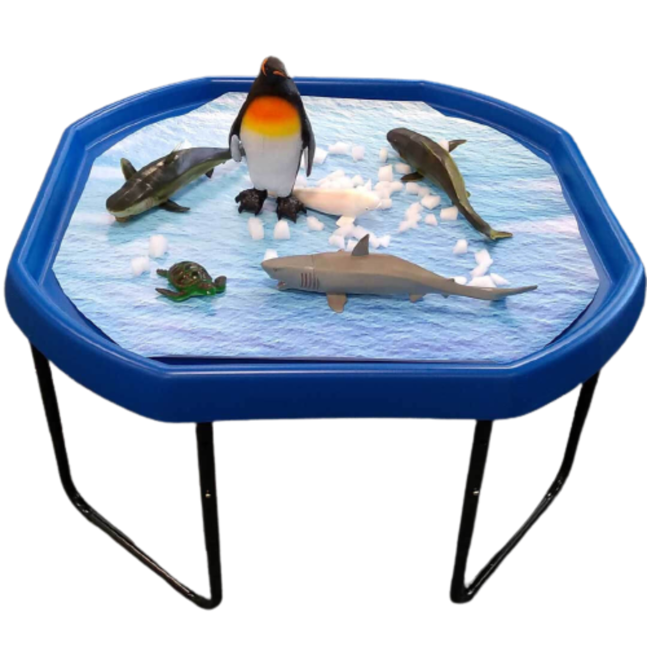 Blue Tuff Tray and Stand - Height Adjustable