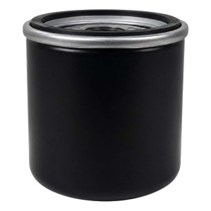 Kaeser 6.2004.0 oil filter replacement. Shows a view of the top gasket and part of the threaded hole.