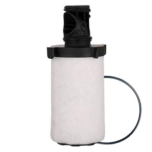 Donnick Hunter 015ACS coalescing filter replacement. White filter media, top black intlet, and O-ring included.