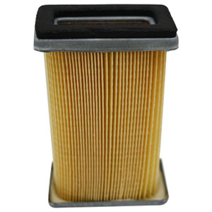 FS-Curtis 2601540300 air filter. Pleated rectangular filter with large top gasket and flat base.