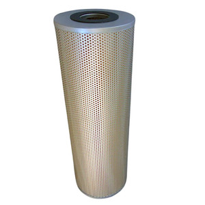 PL518-10-C hydraulic filter for Hilco / Hilliard brand hydraulic filter housing. Pleated hydraulic filter with perforated mesh, metal endcaps and top gasket.