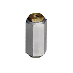 SULLAIR 02250100-042 Blowdown Valve 1/2" Replacement. Small metal valve with gold top.