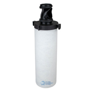 030AO coalescing filter with white filter media and special top inlet. Replaces Domnick Hunter.