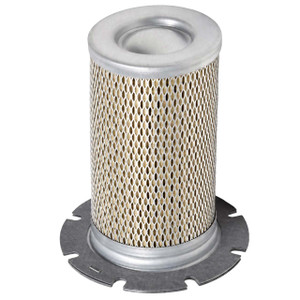 MECHANEQUIP 19235200 Air-Oil Separator Replacement. Top metal end cap and bottom flange with cutouts.