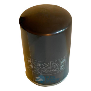 Compressor Oil Filter. Black oil filter.