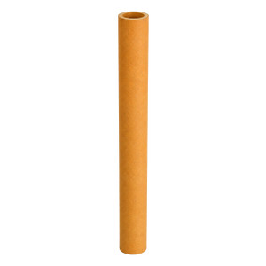 Filter-Mart 28-2305 convoluted tube filter element has orange filter media and double open ends.