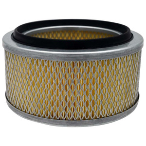 Davey Compressor 123-10-2-9791-00 pleated air filter. Metal end caps, top open end, and a top gasket.