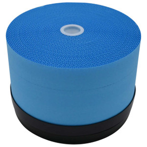 KA88-030 air filter. Top view with radial seal top and plastic center tube insert.