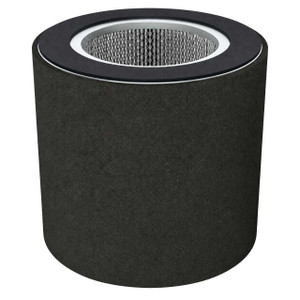 Solberg 377P air filter replacement. Pleated filter with black pre-wrap and large gasket.