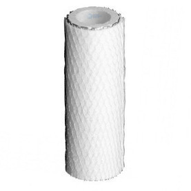 Finite 6C10-050 coalescing filter element. White filter media with clear mesh. 