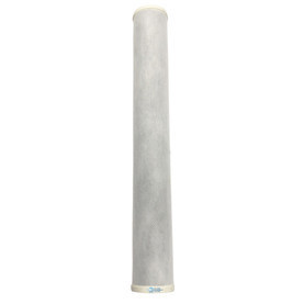 AIRMAZE REA-08 filter. White coalescing filter with outer mesh.