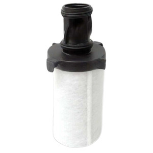 Domnick Hunter 025AO coalescing filter equivalent. White filter media with black top inlet.