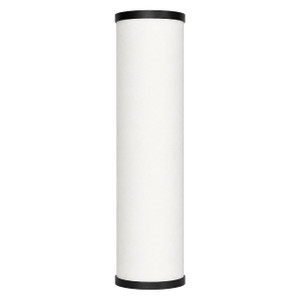 E200-350400-A coalescing filter. Replaces Van Air Systems. White filter with black end caps.