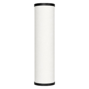 E200-350400-A coalescing filter. Replaces Van Air Systems. White filter with black end caps.
