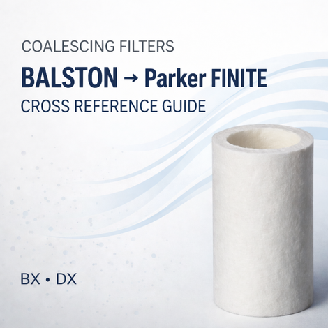 Balston to Parker Finite Filter Cross Reference Guide