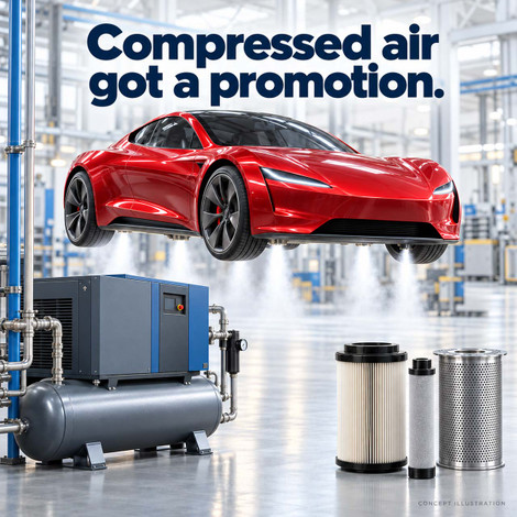 Tesla’s Flying Roadster Runs on Compressed Air. We Have Questions.