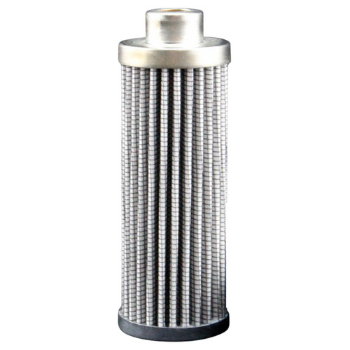 Hydac 0030R010BN3HC hydraulic filter replacement. Pleated filter with metal end caps and tall top inlet.
