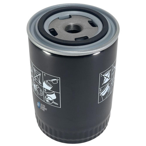 Busch Vacuum 531.001 oil filter. Aftermarket oil filter with threaded hole and gasket / O-ring.