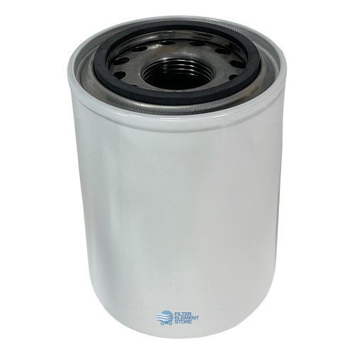 Aftermarket Ingersoll Rand	36707636 oil filter. Threaded side of oil filter shown with o-ring.