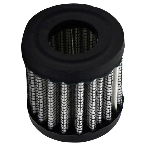 Quincy 110377E050 air filter replacement. Top view of inside diameter.