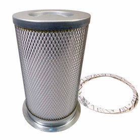 ROTARYAIRE 1015202530 air oil separator. Metal separator both with outer mesh. Includes two gaskets.