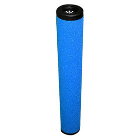 Kaeser USOR-375 coalescing filter equivalent. Filter element has blue filter media and black end caps.