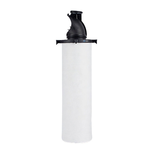 SULLAIR 2250194-992 filter equivalent. White coalescing filter with black top inlet section.