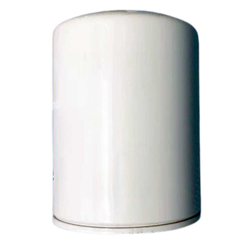 White compressor oil filter for Doosan air compressor. Spin-on style oil filter 22436323 .