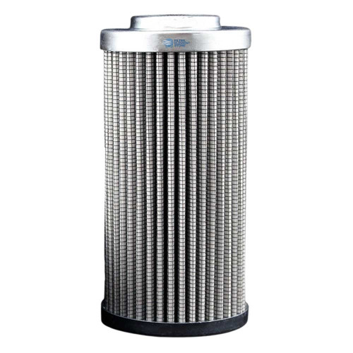 LINDE 9831645 hydraulic filter. Filter has pleats with top metal endcap and black bottom endcap.