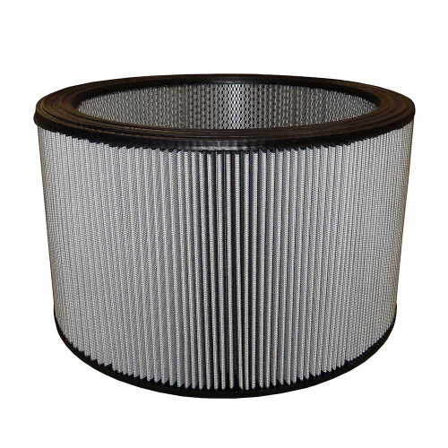 Universal 81-1210 air filter equivalent. Pleated air filter with black end caps.