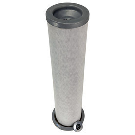 Atlas Copco air filter 5415-2916-00 for Atlas Copco air compressors. White filter media, metal end caps, and washer included as shown.