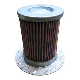 SULLIVAN-PALATEK KB08000-009 air oil separator. Equivalent Sullivan Palatek separator filter with pleats and top hat flange shown on bottom.