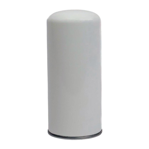 ATLAS COPCO 1625-7525-00 oil filter that is white in color. Spin-on style compressor oil filter.