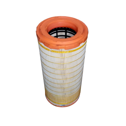 12-0001 air filter with pleats, end caps and double open ends.